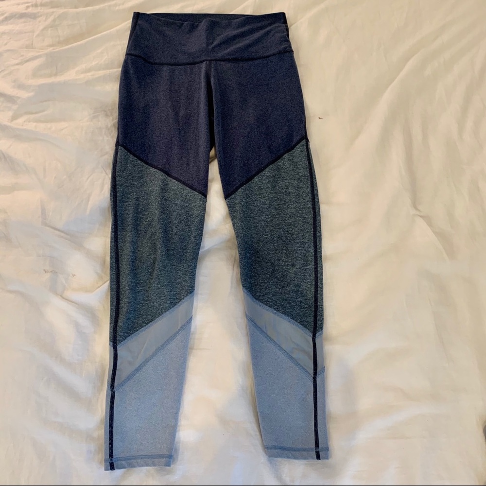 Aerie Multi-tones Blue 7/8 Leggings Size M